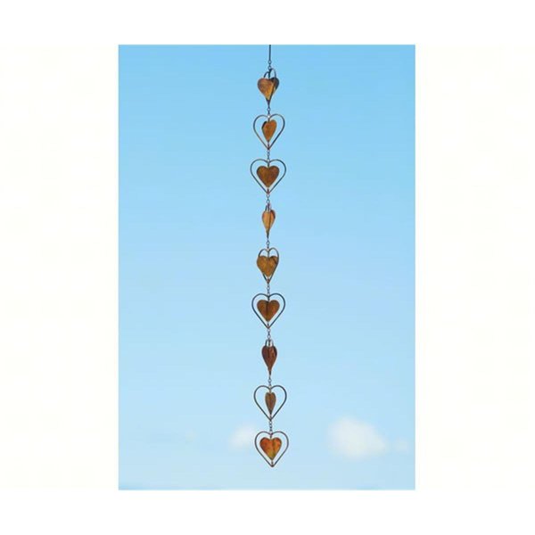 Ancient Graffiti Ancient Graffiti ANCIENTAG87075 Hearts Flamed Hanging Ornament ANCIENTAG87075